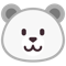Polar Bear emoji on Microsoft